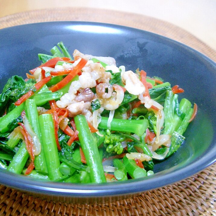 からし菜と豚肉のオイスター炒め レシピ 作り方 By Willow Cabin 楽天レシピ からし菜と豚肉のオイスター炒め レシピ 作り方 By Willow Cabin 楽天レシピ